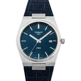 Tissot PRX Blue Dial Blue Leather Strap Watch for Men - T137.410.16.041.00 Buy Now By Tissot