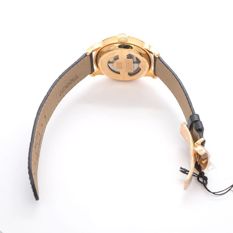 Tissot T Classic Le Locle Automatic Black Dial Black Leather Strap Watch For Men - T41.5.423.53 Buy Now By Tissot