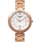 Tissot T Lady Flamingo Mother of Pearl Dial Rose Gold Steel Strap Watch For Women - T094.210.33.111.01 Buy Now By Tissot