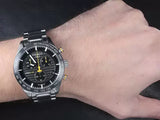 Tissot PRS 516 Chronograph Black Dial Silver Steel Strap Watch For Men - T100.417.11.051.00 Buy Now By Tissot