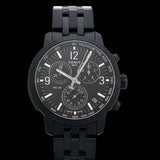 Tissot PRC 200 Chronograph Black Dial Black Steel Strap Watch For Men - T114.417.33.057.00 Buy Now By Tissot
