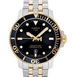 Tissot Seastar 1000 Powermatic 80 Black Dial Two Tone Steel Strap Watch For Men - T120.407.22.051.00 Buy Now By Tissot