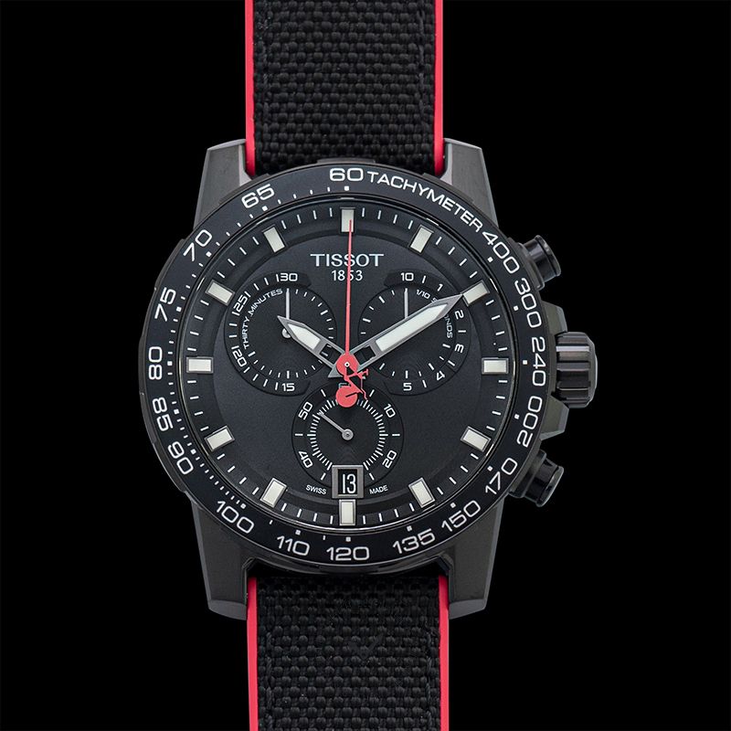 Tissot Supersport Chrono Giro D'Italia Black Dial Black Nylon Strap Watch for Men - T125.617.37.051.00 Buy Now By Tissot