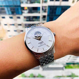 Tissot Tradition Powermatic 80 Open Heart Automatic Watch For Men - T063.907.11.038.00 Buy Now By Tissot