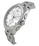Tissot Couturier Chronograph White Dial Silver Steel Strap Watch For Men - T035.617.11.031.00 Buy Now By Tissot