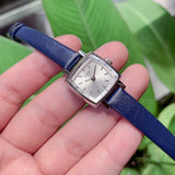 Tissot Lovely Square Silver Dial Blue Leather Strap Watch For Women - T058.109.16.031.00 Buy Now By Tissot