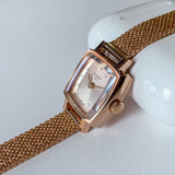 Tissot Lovely Square Lady Quartz Rose Gold Dial Rose Gold Mesh Bracelet Watch For Women - T058.109.33.456.00 Buy Now By Tissot