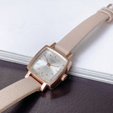 Tissot T Lady Lovely Square White Dial Pink Leather Strap Watch For Women - T058.109.36.031.00 Buy Now By Tissot