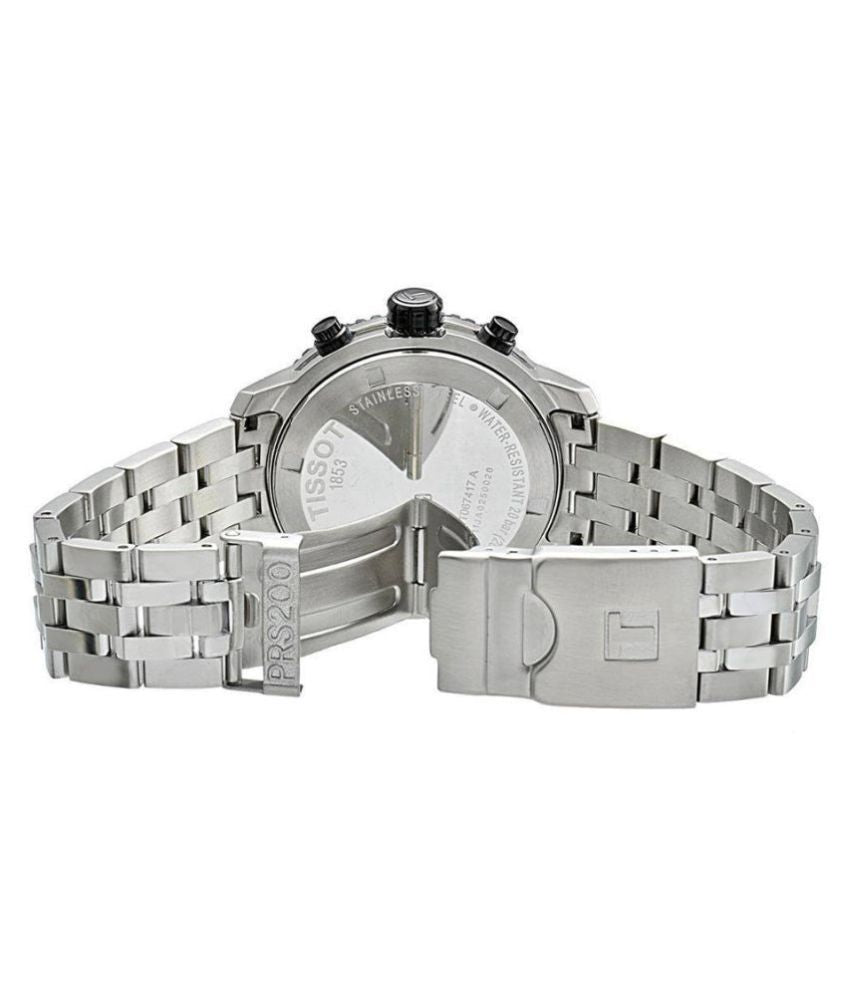 Tissot PRS 200 Chronograph Grey Dial Silver Steel Strap Watch For Men - T067.417.21.051.00 Buy Now By Tissot