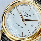 Tissot Carson Automatic White Dial Brown Leather Strap Watch For Women - T085.207.36.011.00 Buy Now By Tissot