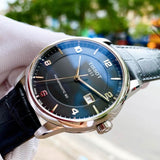 Tissot Luxury Powermatic 80 Black Dial Black Leather Strap Watch For Men - T086.407.16.057.00 Buy Now By Tissot