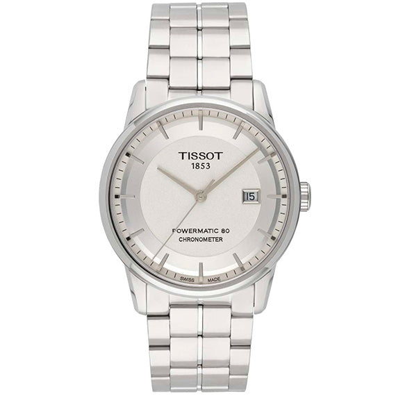 Tissot Luxury Powermatic 80 Silver Dial Silver Steel Strap Watch For Men - T086.408.11.031.00 Buy Now By Tissot