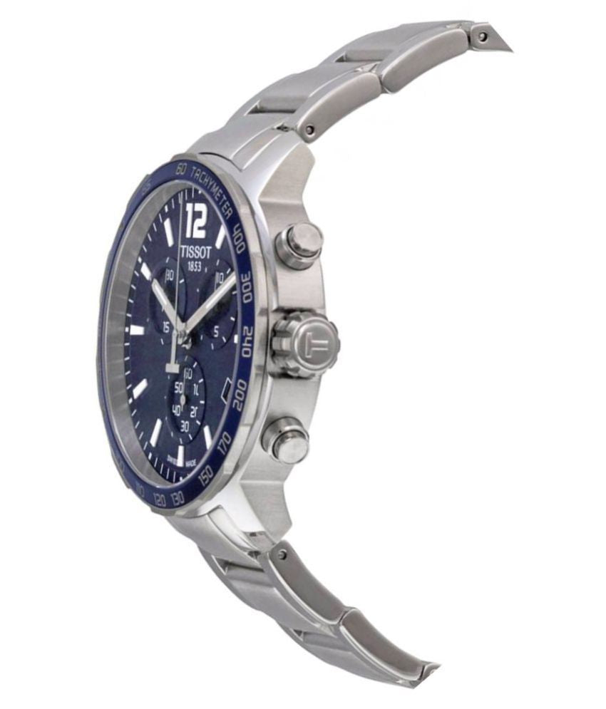 Tissot Quickster Chronograph Blue Dial Watch For Men - T095.417.11.047.00 Buy Now By Tissot