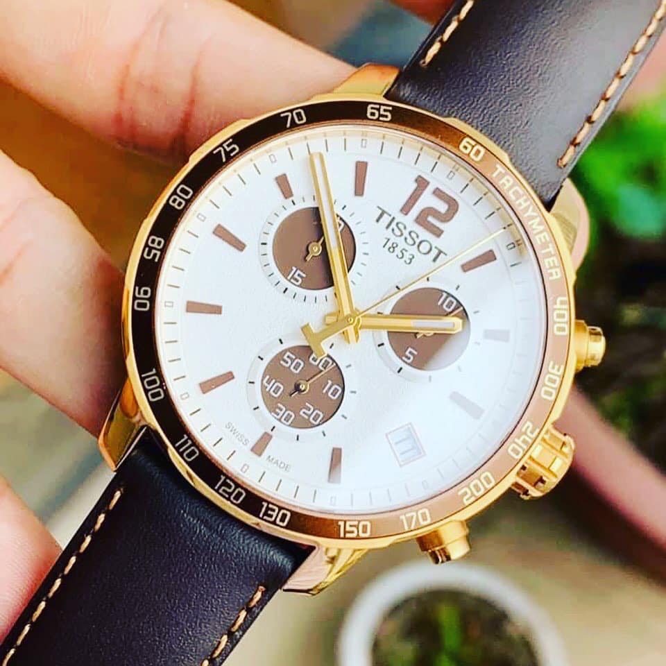 Tissot Quickster Chronograph Silver Dial Watch For Men - T095.417.36.037.01 Buy Now By Tissot