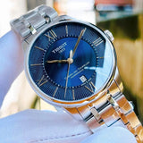 Tissot Chemin Des Tourelles Powermatic 80 Blue Dial Silver Steel Strap Watch for Men - T099.407.11.048.00 Buy Now By Tissot