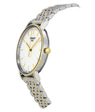 Tissot Everytime Medium White Dial Two Tone Mesh Bracelet Watch For Men - T109.410.22.031.00 Buy Now By Tissot