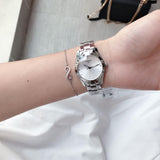 Tissot T Wave Diamonds White Dial Silver Steel Strap Watch For Women - T112.210.11.036.00 Buy Now By Tissot