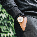 Tissot Carson Premium Chronograph White Dial Brown Leather Strap Watch For Men - T122.417.36.011.00 Buy Now By Tissot