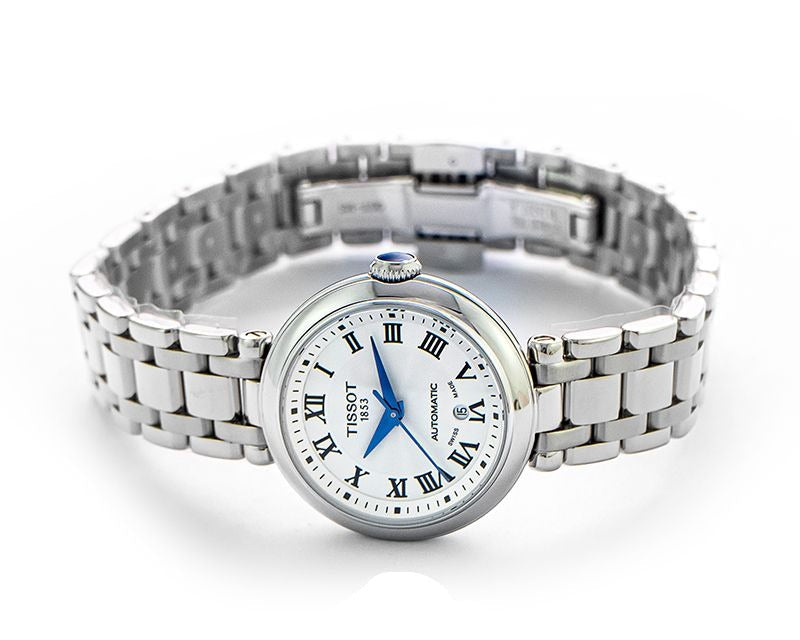 Tissot Bellissima Automatic Silver Dial Silver Steel Strap Watch For Women - T126.207.11.013.00 Buy Now By Tissot