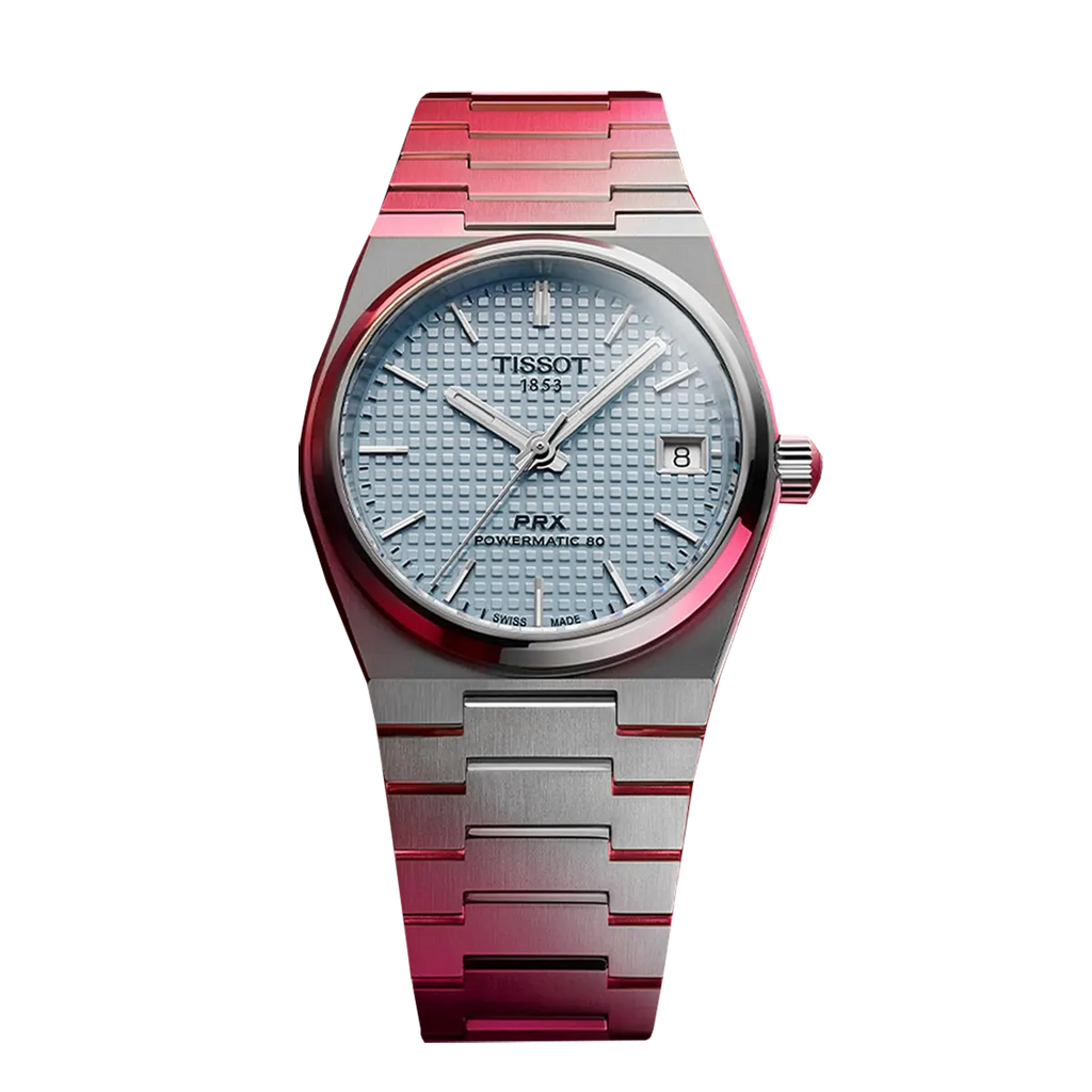 Tissot PRX Powermatic 80 Ice Blue Dial Silver Steel Strap Watch for Men - T137.207.11.351.00 Buy Now By Tissot