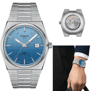 Tissot PRX Powermatic 80 Gradient Blue Dial Silver Steel Strap Watch for Men - T137.407.11.351.01 Buy Now By Tissot