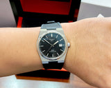 Tissot PRX Powermatic 80 Black Dial Black Rubber Strap Watch for Men - T137.407.17.051.00 Buy Now By Tissot