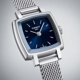 Tissot Lovely Square Blue Dial Silver Mesh Bracelet Watch For Women - T058.109.11.041.00 Buy Now By Tissot