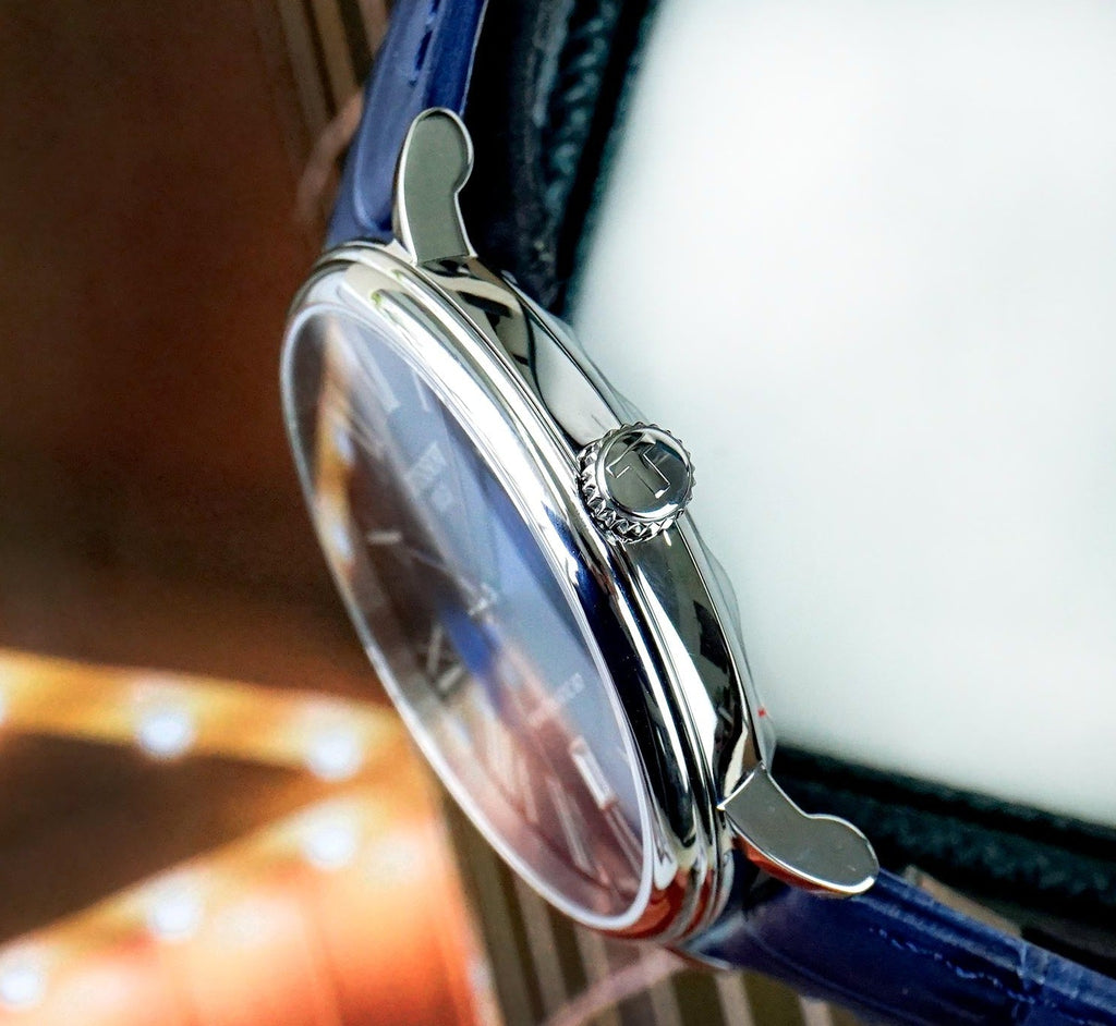 Tissot Carson Premium Powermatic 80 Blue Dial Blue Leather Strap Watch For Men - T122.407.16.043.00 Buy Now By Tissot