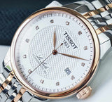 Tissot Le Locle Powermatic 80 Diamonds Silver Dial Two Tone Steel Strap Watch For Men - T006.407.22.036.01 Buy Now By Tissot