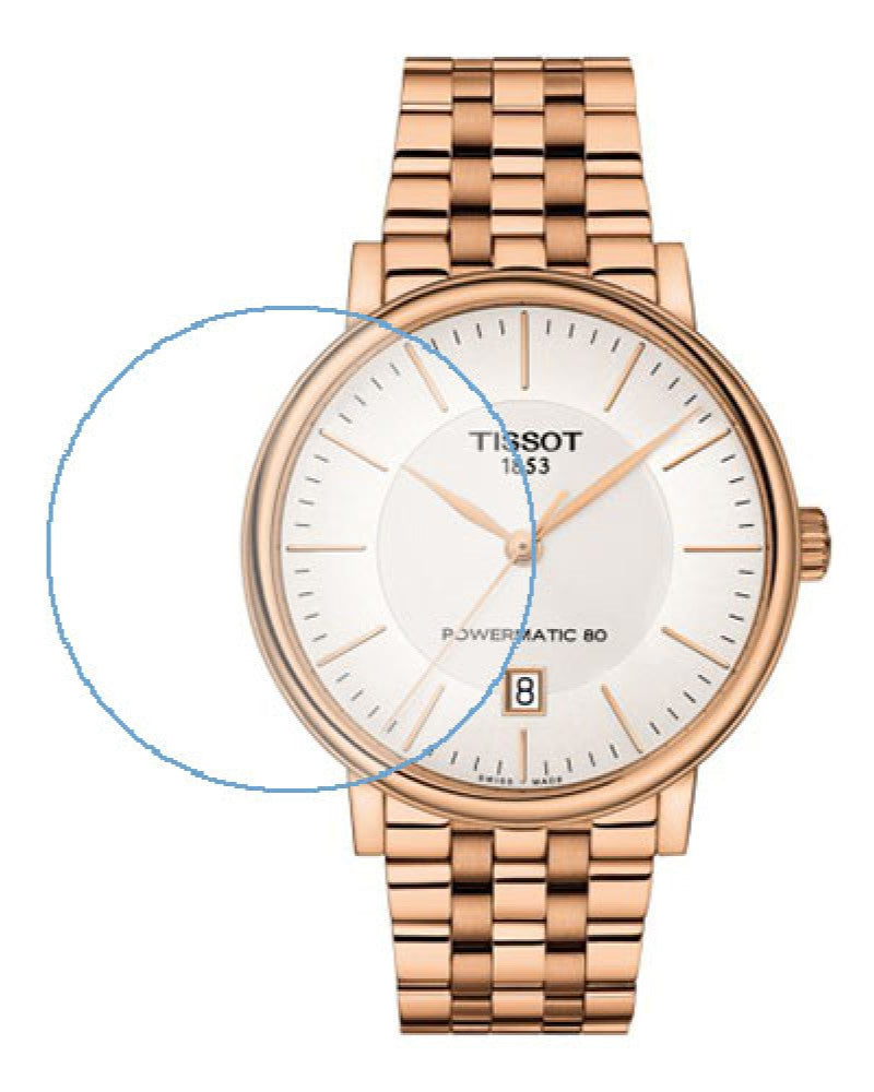 Tissot T Classic Carson Premium Automatic White Dial Rose Gold Steel Strap Watch for Men - T122.407.33.031.00 Buy Now By Tissot
