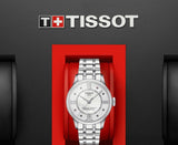 Tissot Chemin Des Tourelles Powermatic 80 Rubies Mother of Pearl Dial Silver Steel Strap Watch For Women - T099.207.11.113.00 Buy Now By Tissot
