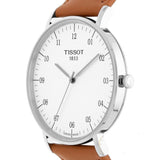 Tissot T Classic Everytime Large White Dial Brown Leather Strap Watch For Men - T109.610.16.037.00 Buy Now By Tissot