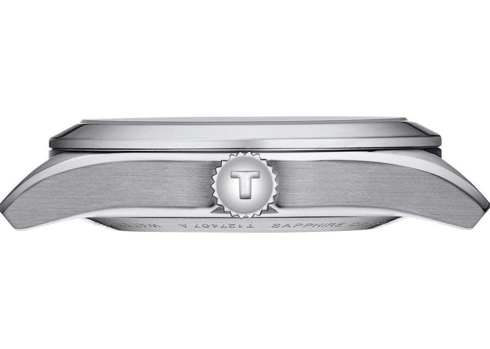 Tissot Gentleman Powermatic 80 Silicium Black Dial Silver Steel Strap Watch For Men - T127.407.11.061.01 Buy Now By Tissot