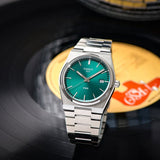 Tissot PRX Green Dial Silver Steel Strap Watch For Men - T137.410.11.091.00 Buy Now By Tissot
