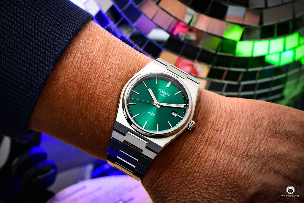 Tissot PRX Quartz Green Dial Steel Silver Steel Strap Watch for Men - T137.410.11.081.00 Buy Now By Tissot