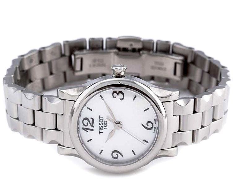 Tissot Stylis-T Mother of Pearl Dial Watch For Women - T028.210.11.117.02 Buy Now By Tissot