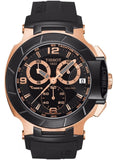 Tissot T Race Chronograph Automatic Black Dial Black Rubber Strap Watch for Men - T048.417.27.057.06 Buy Now By Tissot