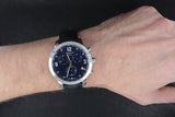 Tissot PRC 200 Chronograph Blue Dial Blue Leather Strap Watch For Men - T055.417.16.047.00 Buy Now By Tissot