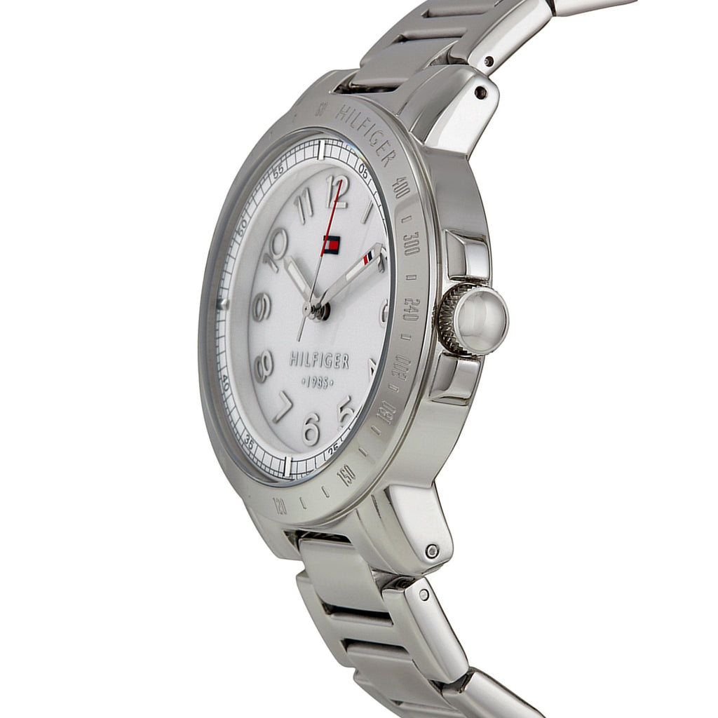 Tommy Hilfiger White Dial Silver Steel Strap Watch for Women - 1781397 Buy Now By Tommy Hilfiger