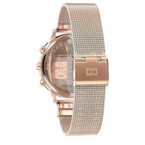 Tommy Hilfiger Blake Chronograph Rose Gold Dial Rose Gold Mesh Bracelet Watch For Women - 1781907 Buy Now By Tommy Hilfiger