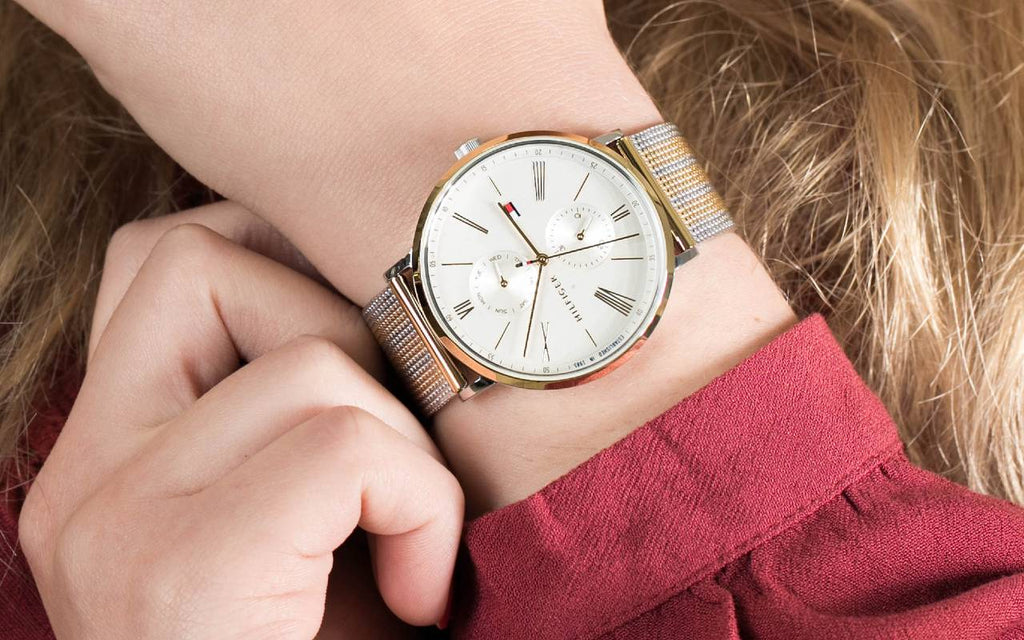 Tommy Hilfiger Kane White Dial Beige Leather Strap Watch for Men - 1710399 Buy Now By Tommy Hilfiger