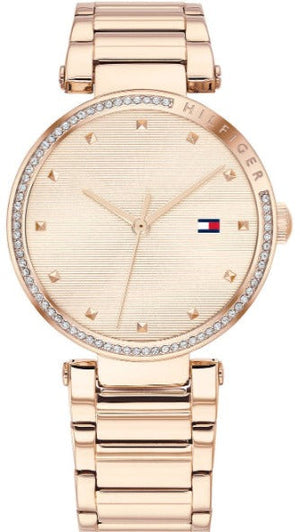 Tommy Hilfiger Lynn Quartz Rose Gold Dial Rose Gold Steel Strap Watch For Women - 1782237 Buy Now By Tommy Hilfiger