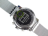 Tommy Hilfiger Jake Quartz White Dial Silver Mesh Bracelet Watch for Men - 1791233 Buy Now By Tommy Hilfiger
