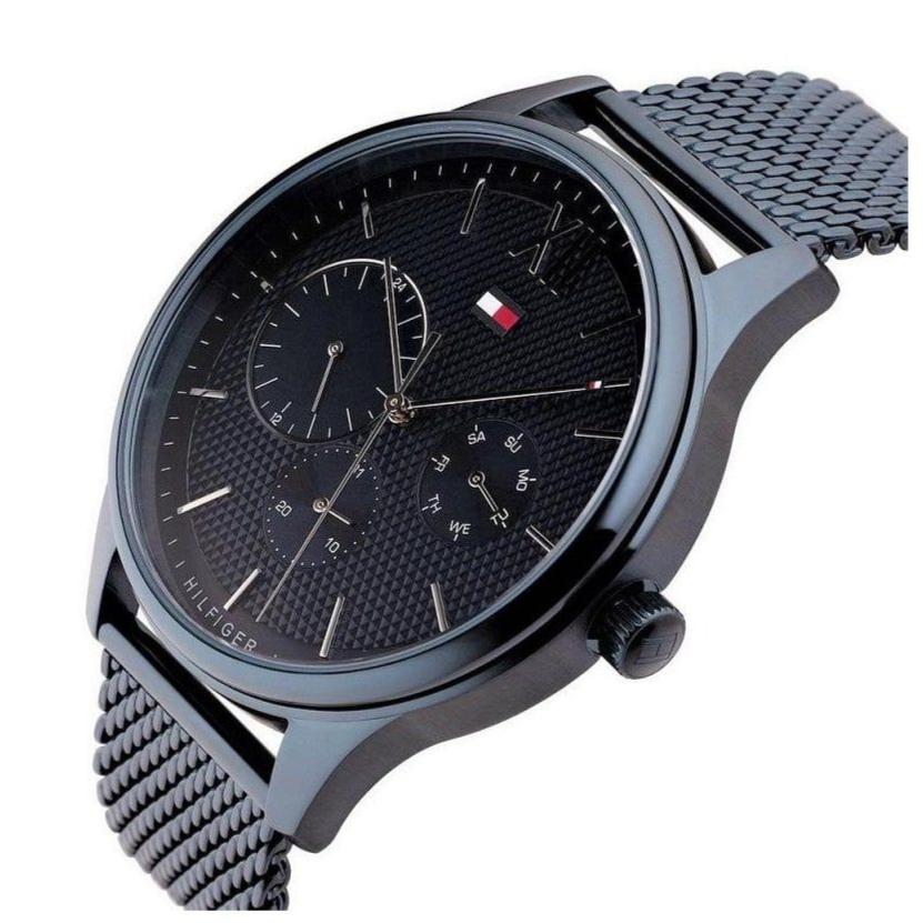 Tommy Hilfiger Damon Quartz Blue Dial Blue Mesh Bracelet Watch for Men - 1791421 Buy Now By Tommy Hilfiger