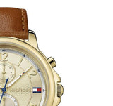 Tommy Hilfiger Claudia Rose Gold Dial Brown Leather Strap Watch for Women - 1781818 Buy Now By Tommy Hilfiger