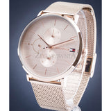 Tommy Hilfiger Jenna Quartz Rose Gold Dial Rose Gold Mesh Bracelet Watch For Women - 1781944 Buy Now By Tommy Hilfiger