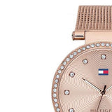 Tommy Hilfiger Lynn Quartz Rose Gold Dial Rose Gold Mesh Bracelet Watch For Women - 1781865 Buy Now By Tommy Hilfiger