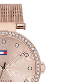 Tommy Hilfiger Lynn Quartz Rose Gold Dial Rose Gold Mesh Bracelet Watch For Women - 1781865 Buy Now By Tommy Hilfiger