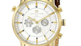 Tommy Hilfiger Harrison White Dial Brown Leather Strap Watch for Men - 1790874 Buy Now By Tommy Hilfiger