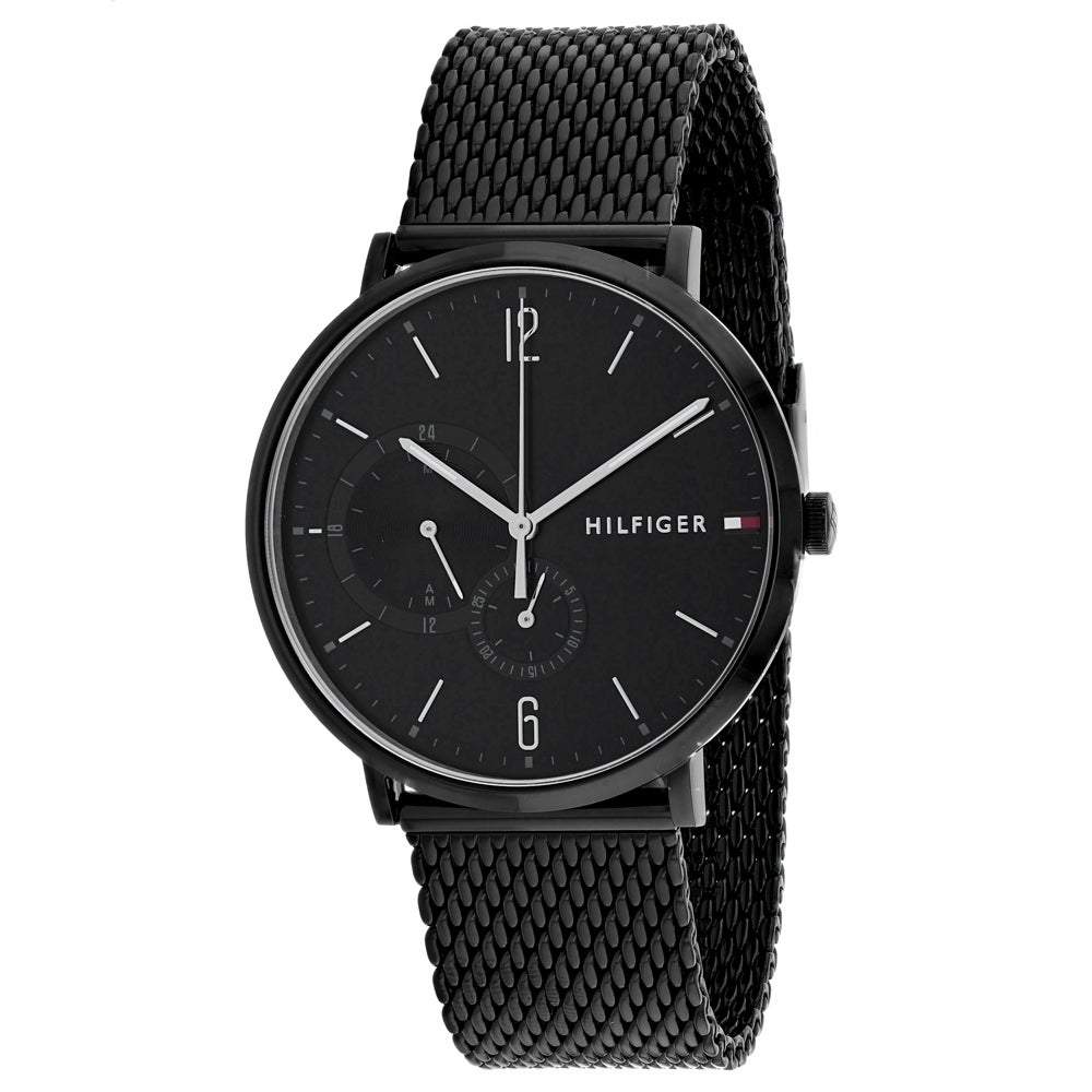 Tommy Hilfiger Brooklyn Black Dial Black Mesh Bracelet Watch for Men - 1791507 Buy Now By Tommy Hilfiger